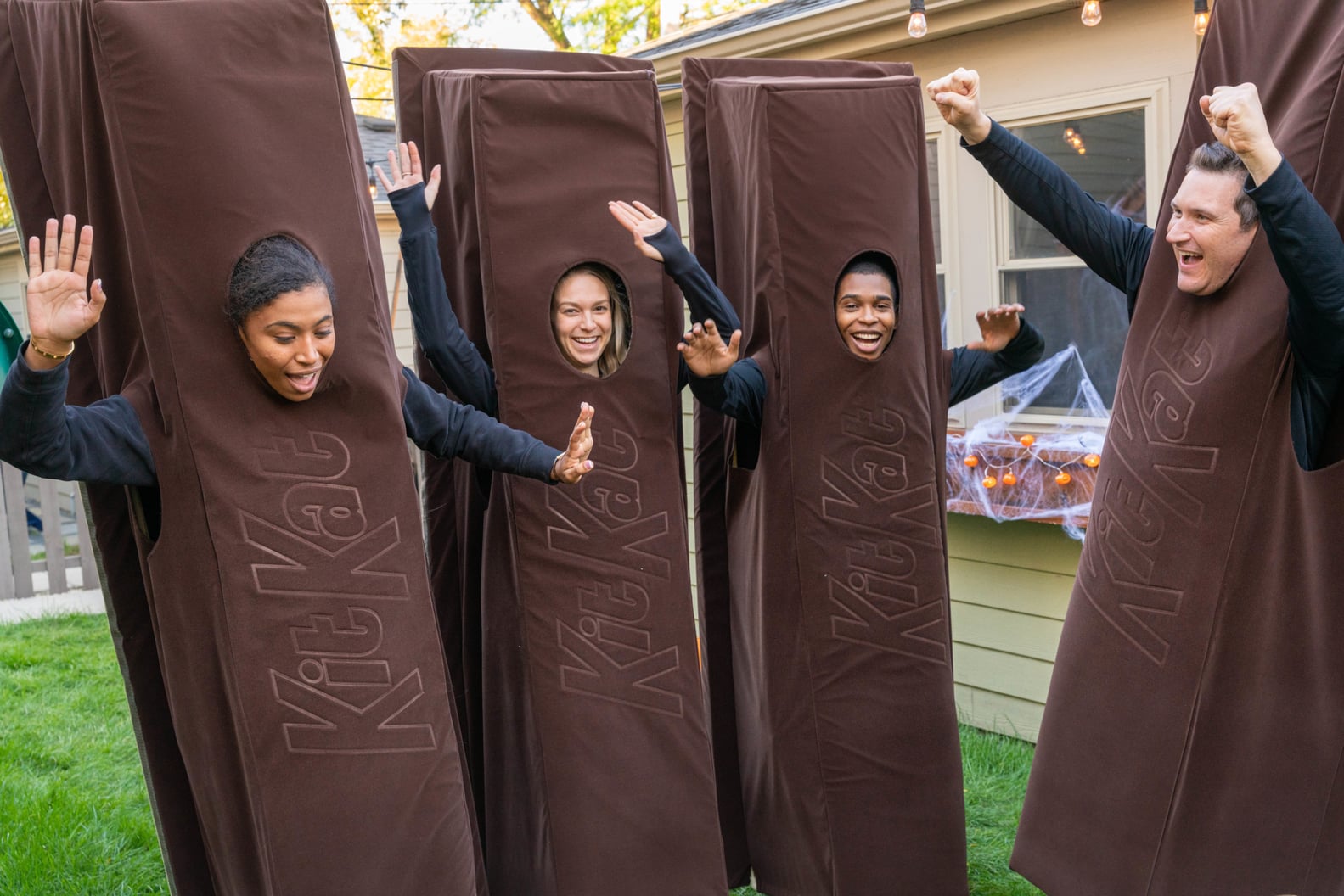 Group Halloween Costume Kit Kat Candy Bar POPSUGAR Food
