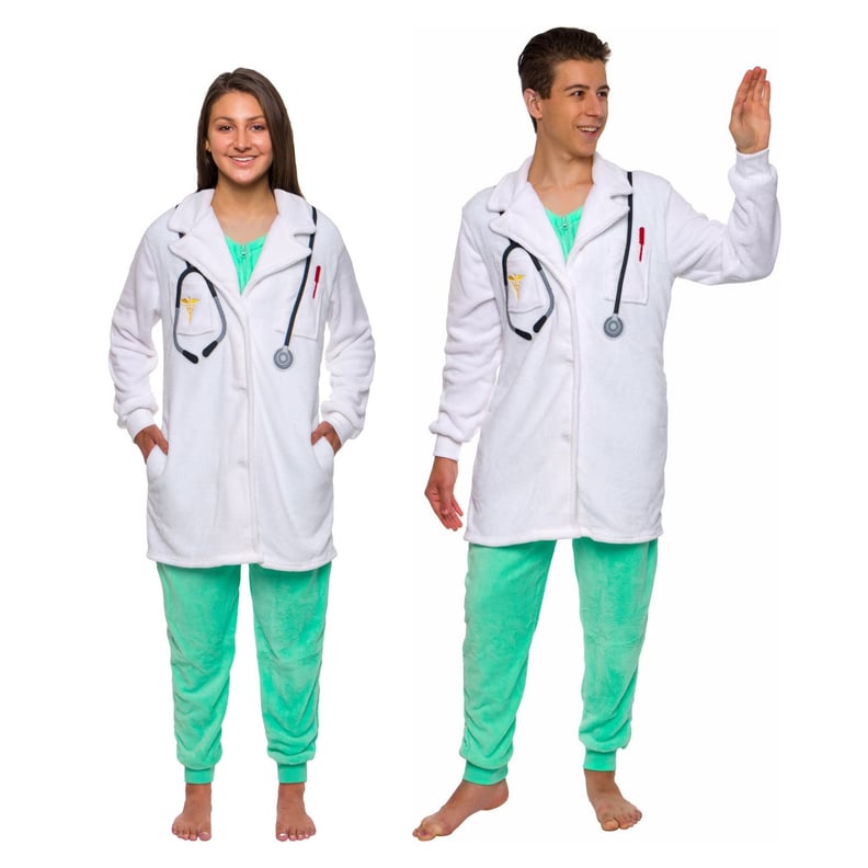 Paging Dr. Death: FUNZIEZ! Doctor Slim Fit Adult Unisex Novelty Union Suit