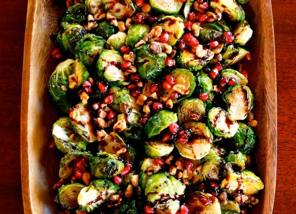 Matt O'Neill's Pomegranate Brussels Sprouts