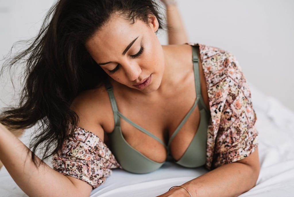 Put on something that makes you feel sexy.