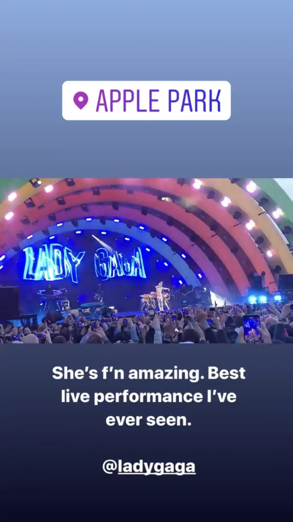Lady Gaga Apple Park Performance Videos and Photos May 2019