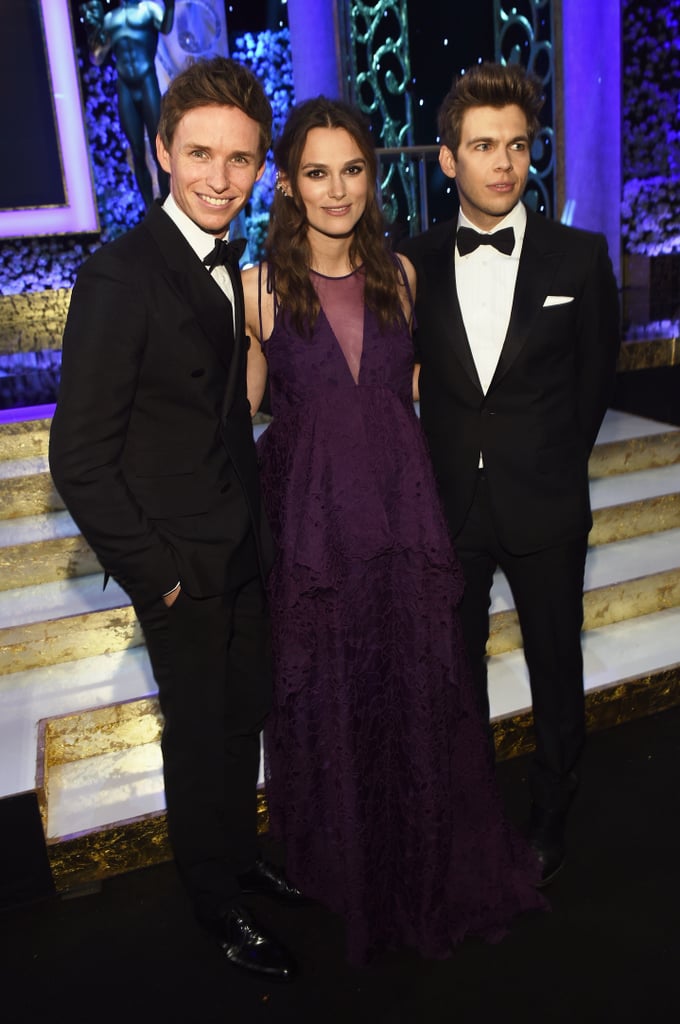 Eddie Redmayne, Keira Knightley, and James Righton