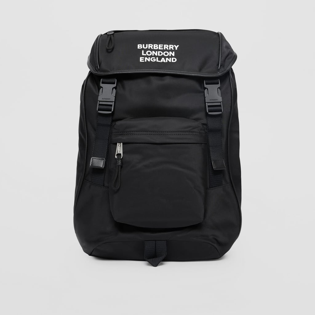 Burberry Logo Print Econyl Backpack