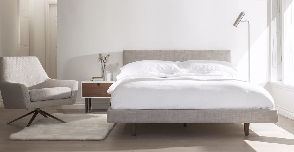 Article Tessu Clay Taupe Queen Bed