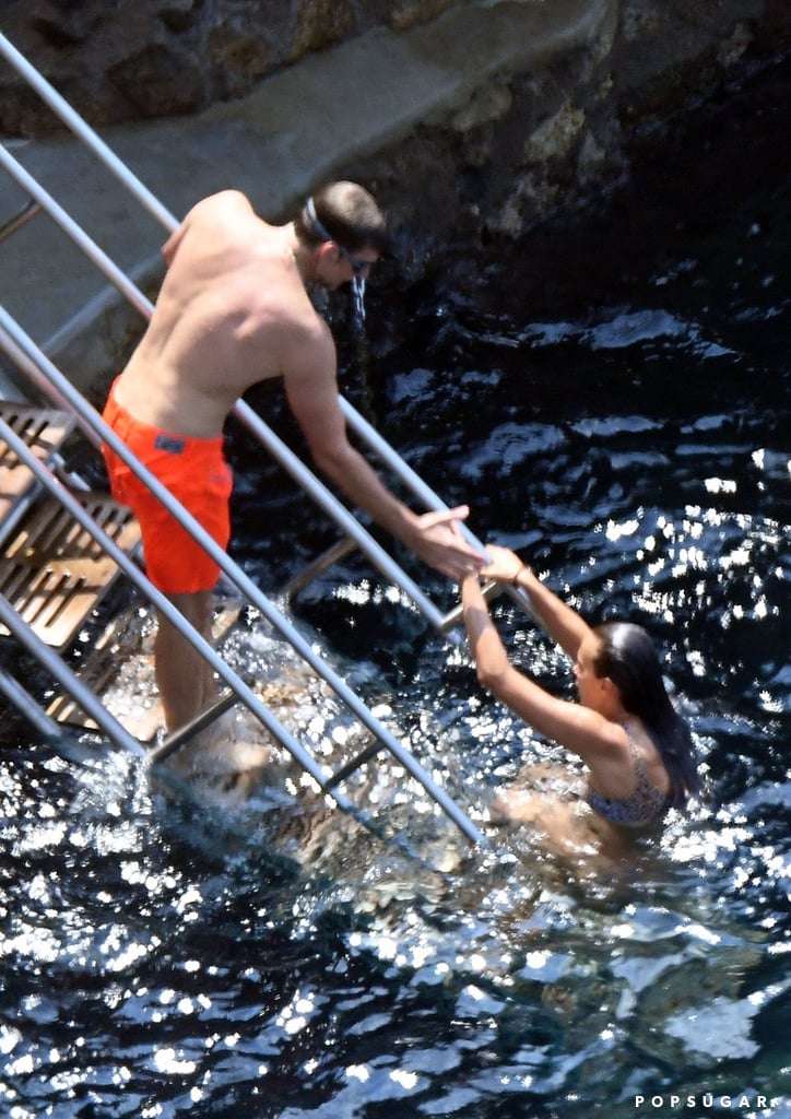 Bradley Cooper and Irina Shayk on the Beach in Italy 2018