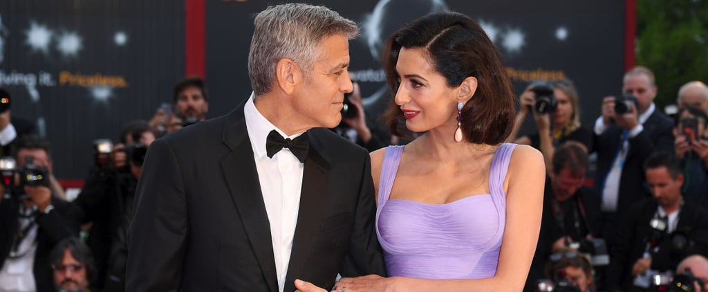 George and Amal Look So in Love During First Public Appearance Postbaby