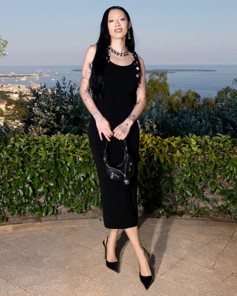 Rina Sawayama at the Dua Lipa x Versace Show in Cannes