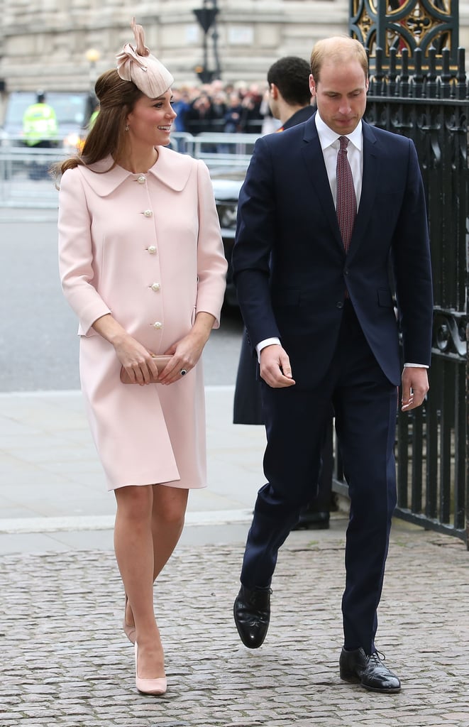 Kate Middleton and the Royal Family at Westminster Abbey