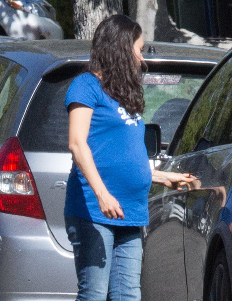 Mila Kunis and Ashton Kutcher Walking in LA October 2016