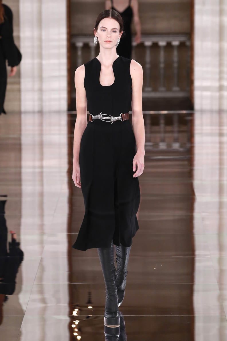 Victoria Beckham Fall/Winter 2020: The Clasping Hands Belt Buckle