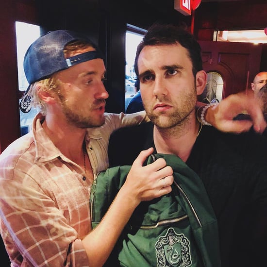 Matthew Lewis and Tom Felton Reunited August 2018