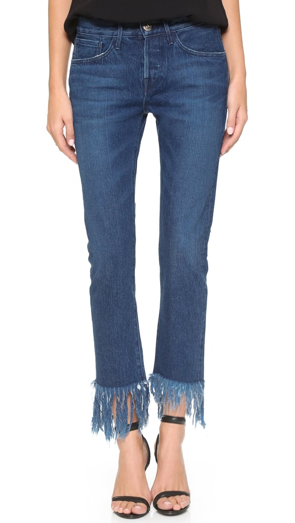 From the moment I first spotted these 3x1 crop selvedge jeans ($295) an obsession was born, but sadly, the cool design was sold out! Well, now they’re back and headed into my closet ASAP.
— Aemilia Madden, assistant editor