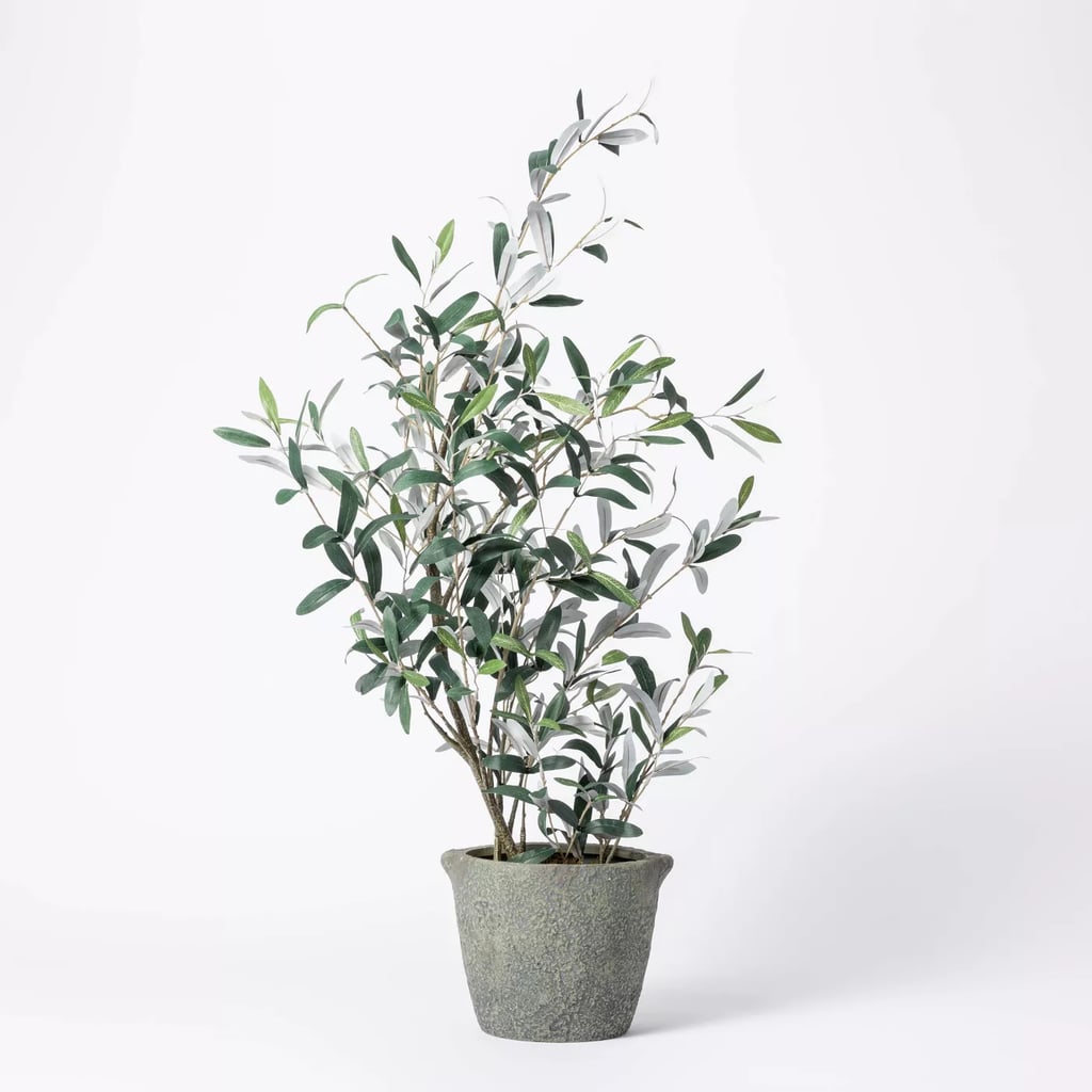 Artificial Olive Bush Tree in Pot