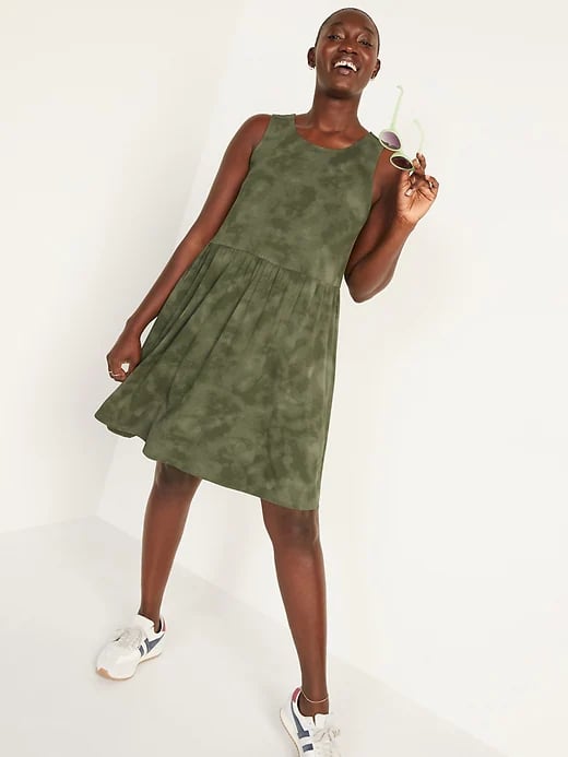 Old navy green swing dress clearance