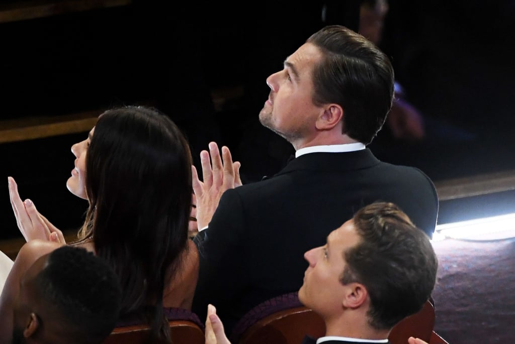 Leonardo DiCaprio and Camila Morrone at the 2020 Oscars