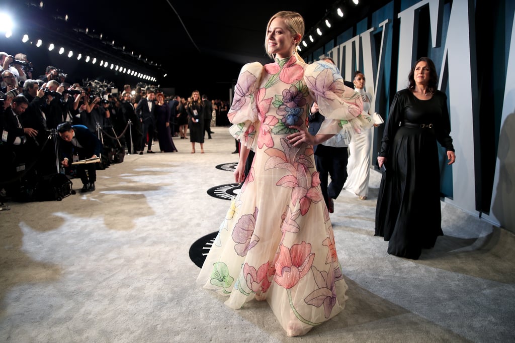 Lili Reinhart Floral Gown Vanity Fair Oscars Party 2020