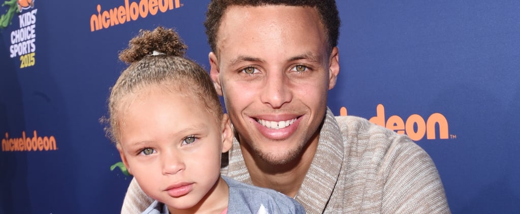 Stephen and Riley Curry at Kids' Choice Sports Awards 2015