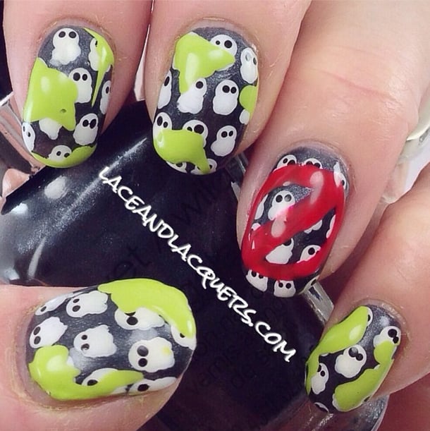 Ghostbusters Halloween Nail Art Ideas Popsugar Beauty Australia