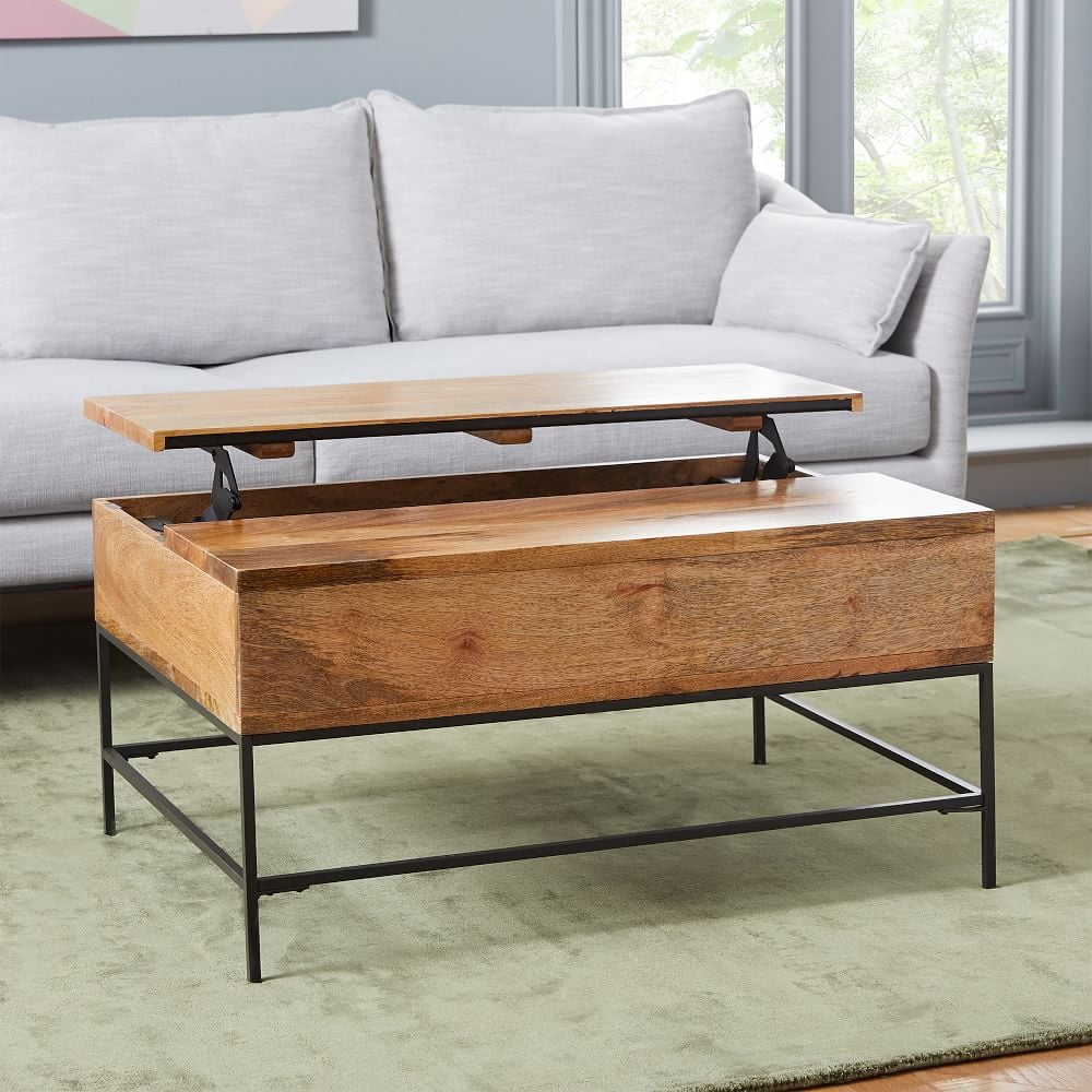 West Elm Industrial Storage Pop-Up Coffee Table