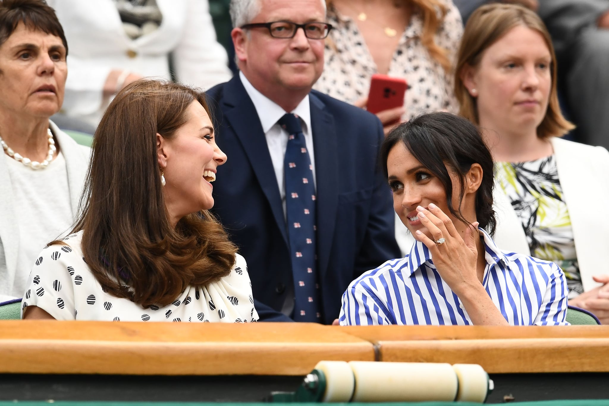 Kate Middleton and Meghan Markle in Royal box for Wimbledon final