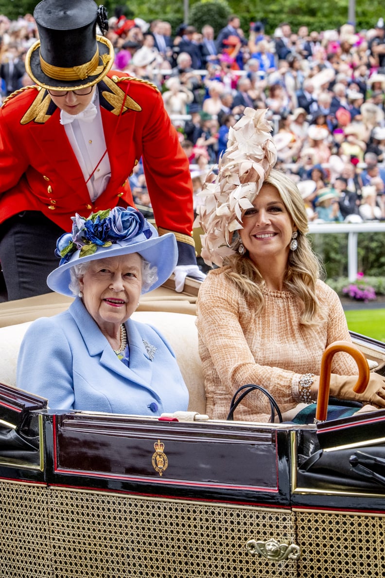 Queen Elizabeth II and Queen Maxima of the Netherlands