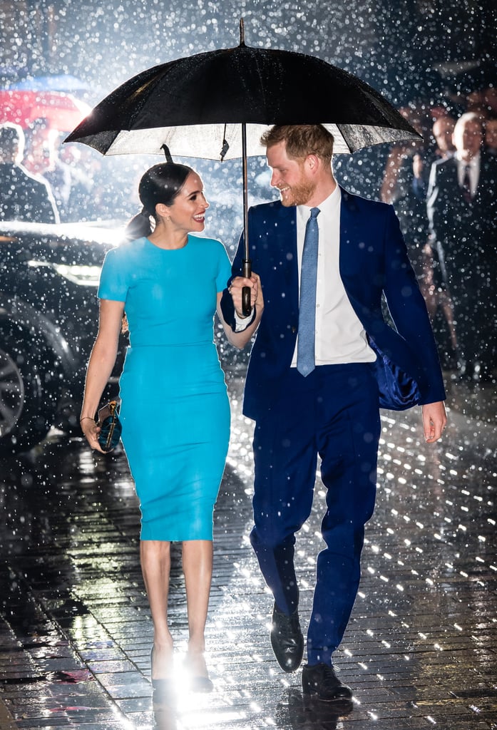 Meghan Markle's Blue Victoria Beckham Dress 2020