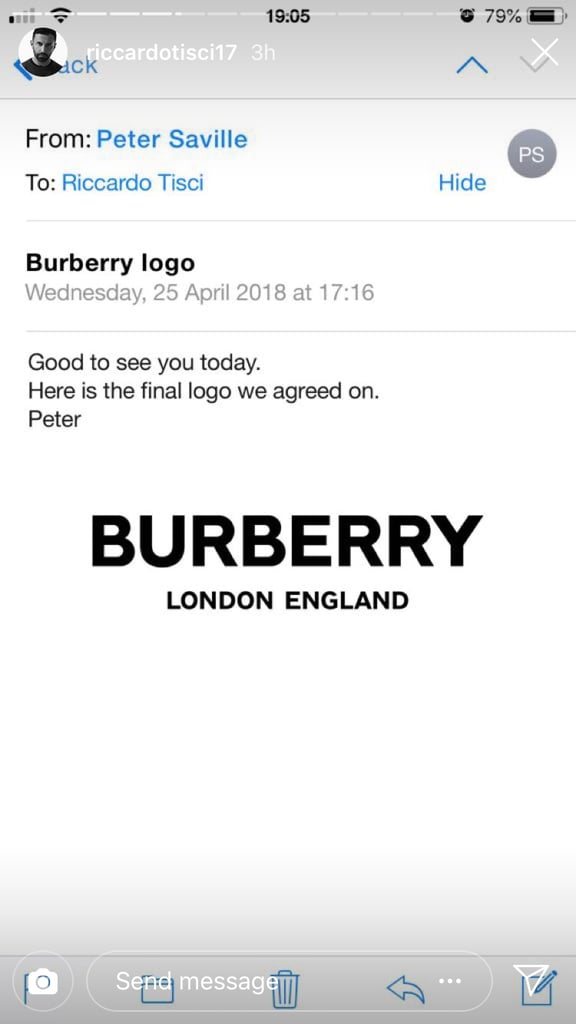 Burberry's New Logo and Monogram 2018