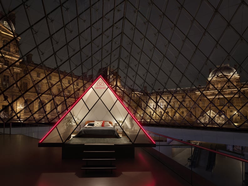 It's Modeled After the Giant Glass and Metal Structure in the Louvre's Courtyard