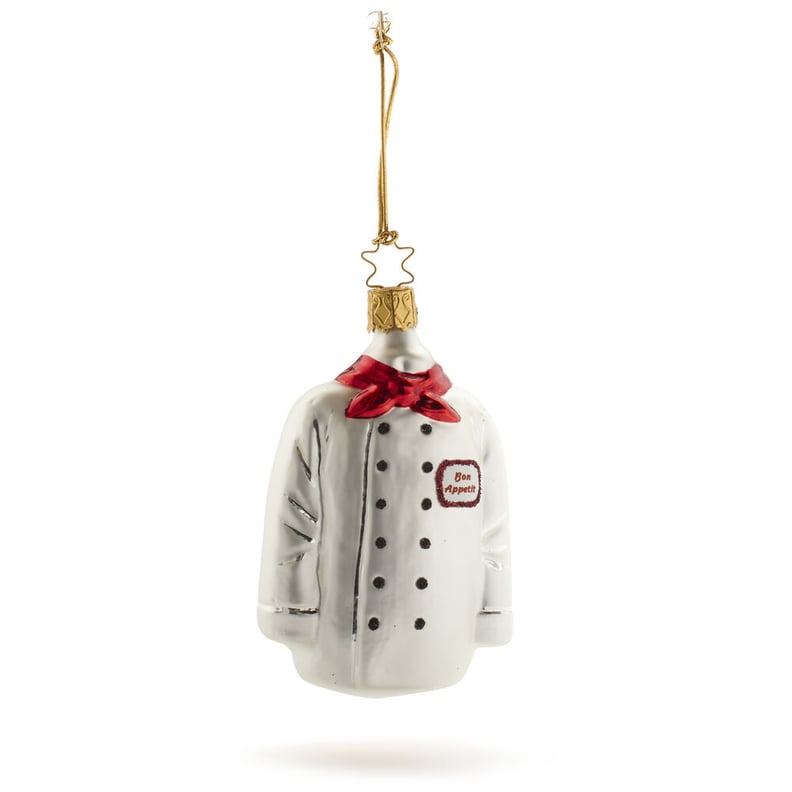 Chef Coat Glass Ornament