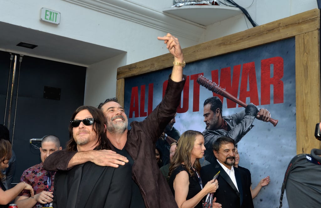 Jeffrey Dean Morgan and Norman Reedus on Red Carpet 2017