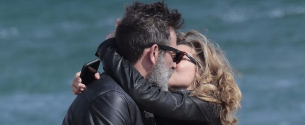 Jeffrey Dean Morgan and Hilarie Burton Kissing in Spain 2017