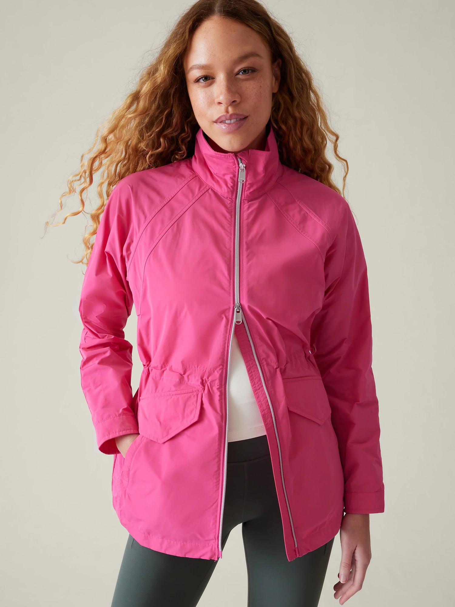 Women's NB Heatloft Athletic Jacket (OPK - Oyster Pink) — TC Running Co