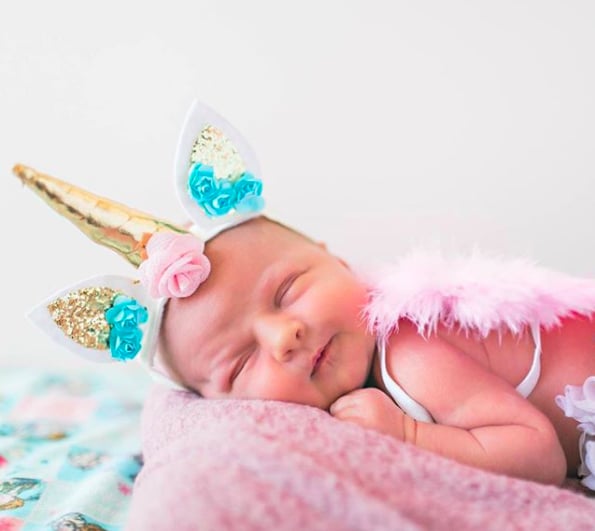 Newborn unicorn headband discount