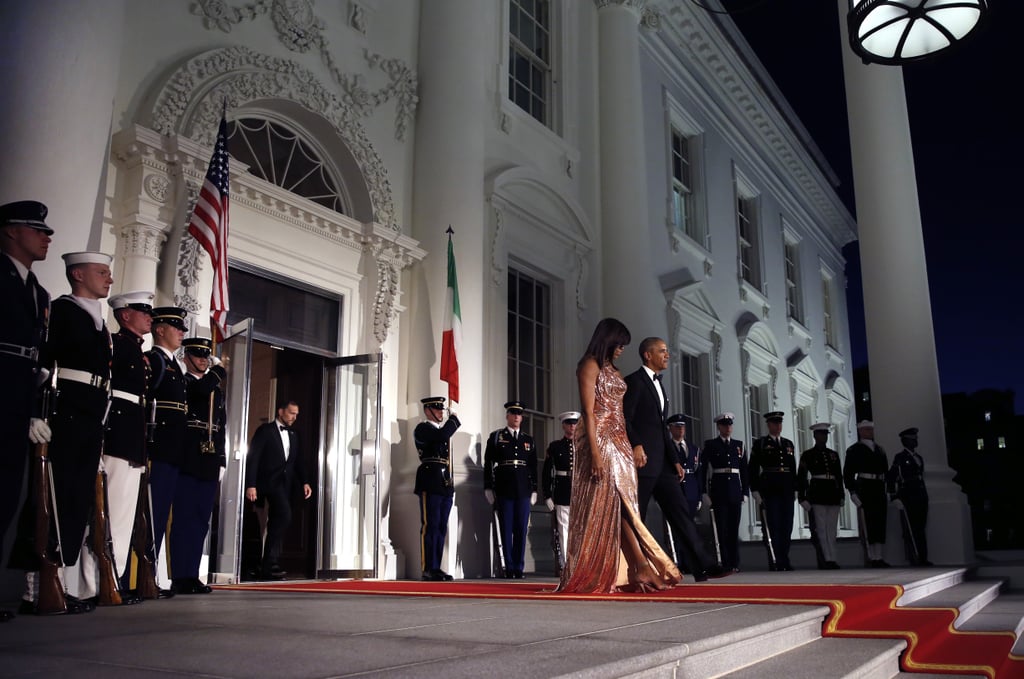 Barack and Michelle Obama at Last State Dinner October 2016