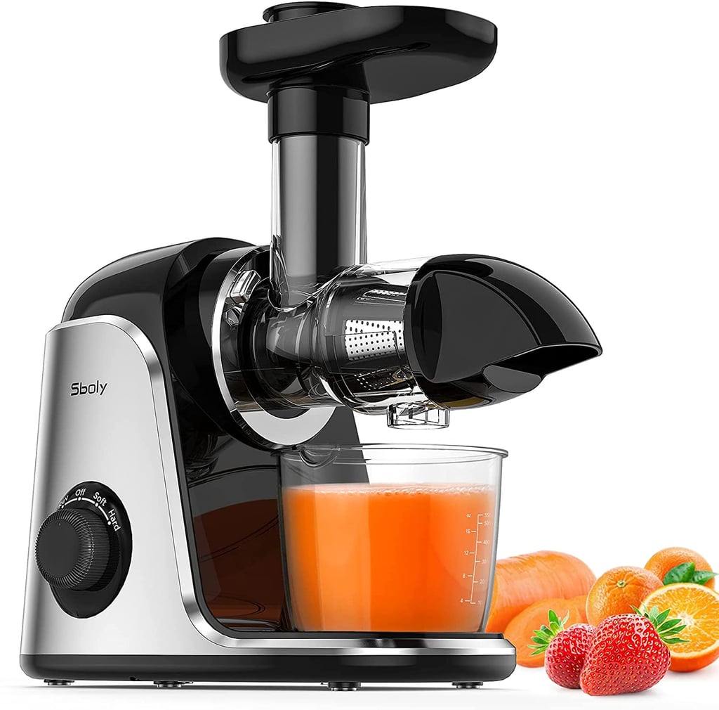 Sboly Cold Press Juicer with 2 Speed Modes, Reverse Function & Quiet Motor