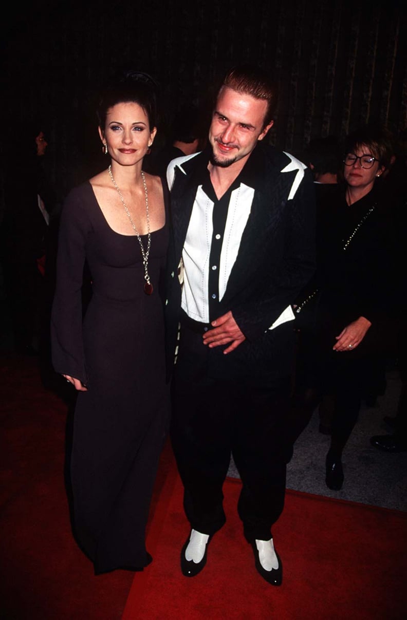 Courteney Cox and David Arquette in 1996