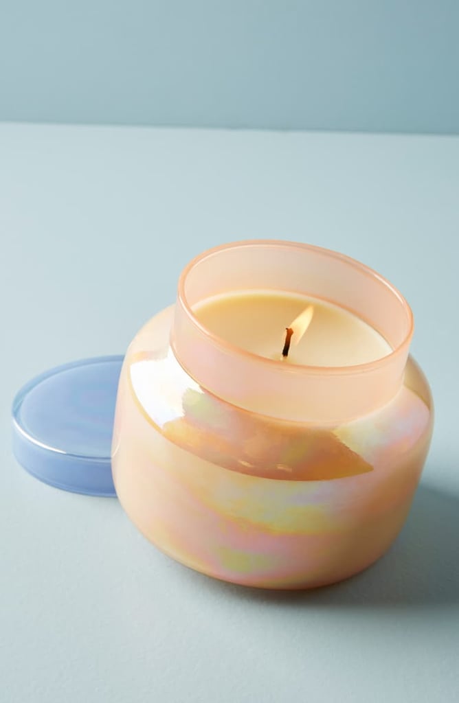 Anthropologie Iridescent Volcano Candle