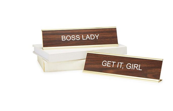 Inspired Women Desk Signs