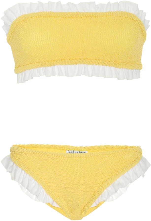Hunza G Tracey Ruffled Bikini Set | Bright Swimsuits | POPSUGAR Latina
