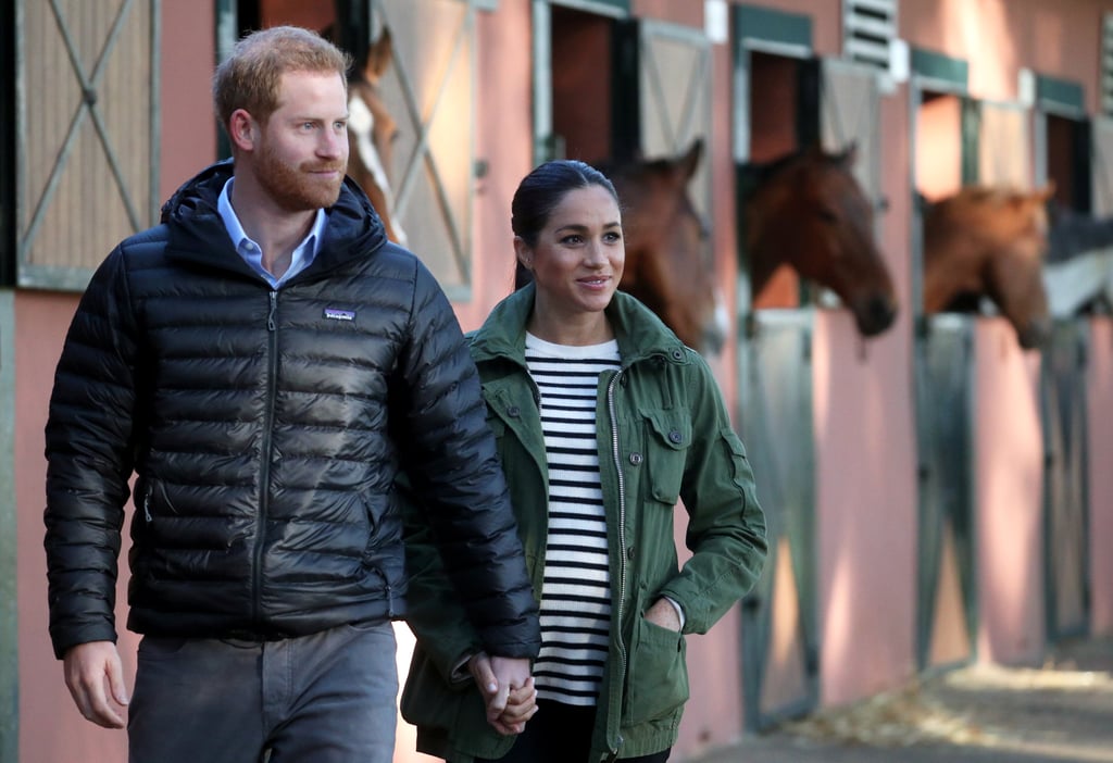 Meghan and Harry With Horses on Morocco Tour February 2019