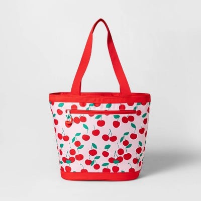 Sun Squad 16qt Cooler Tote in Red Cherries