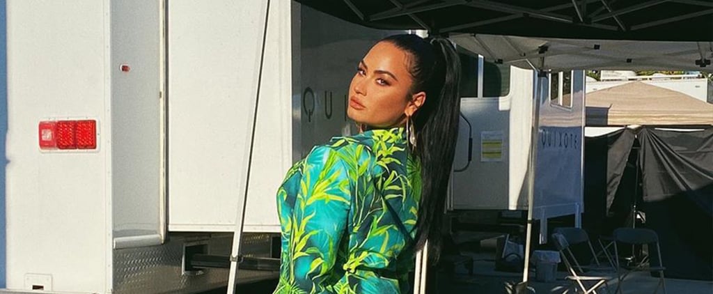 Demi Lovato Just Wore the Suit Version of Jennifer Lopez's Iconic Versace Dress