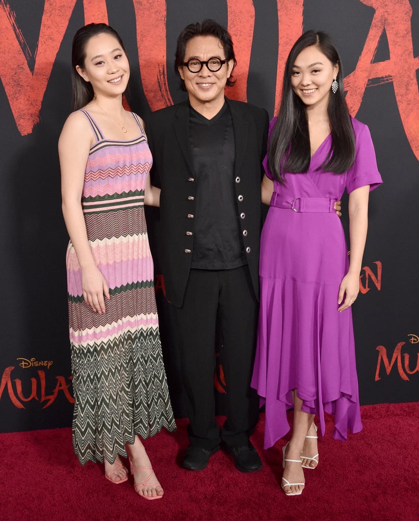 Jada, Jet, and Jane Li at the World Premiere of Mulan in LA