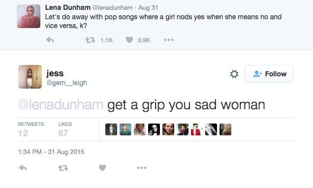 Beliebers vs. Lena Dunham