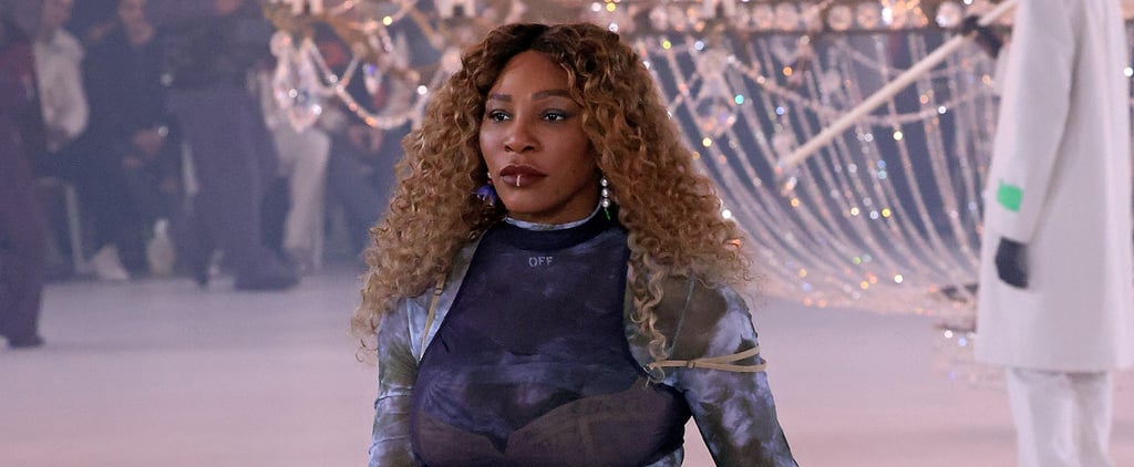 Serena Williams on the Off-White Autumn 2022 Catwalk at PFW