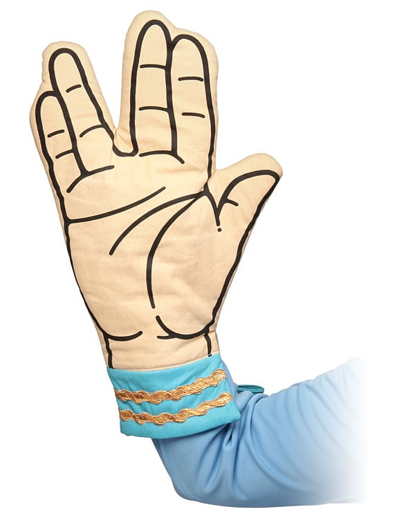 Vulcan-approved oven mitt