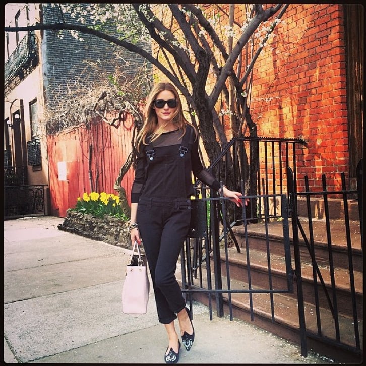 Olivia Palermo Wearing Overalls