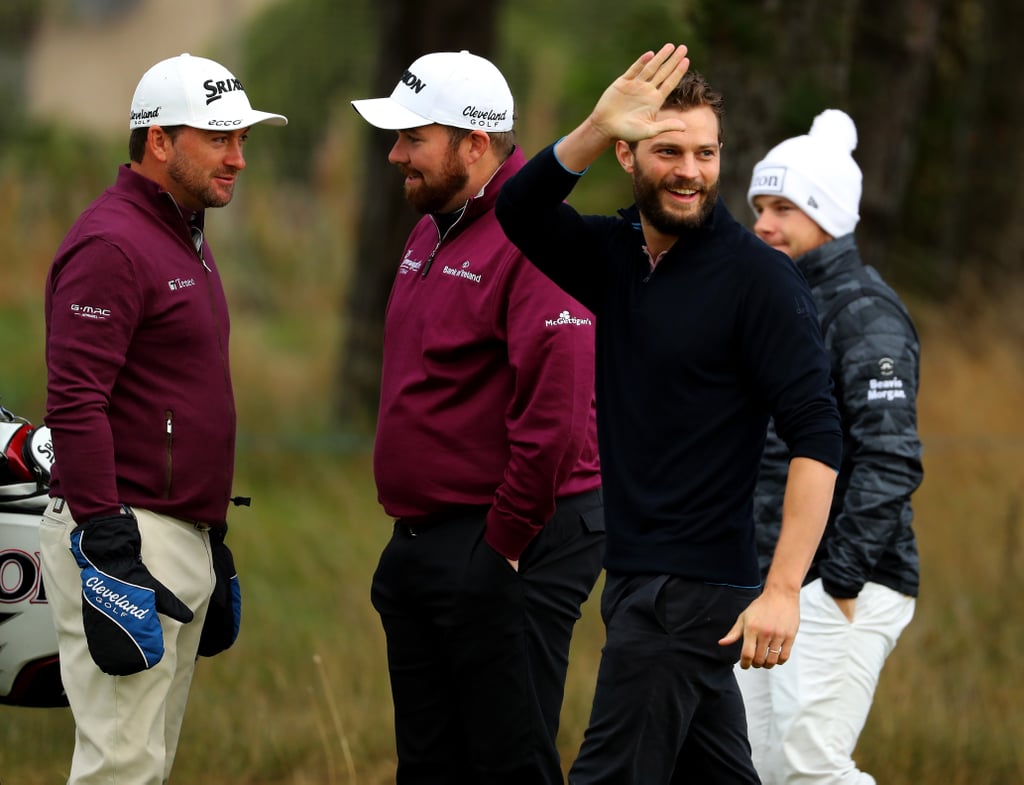 Jamie Dornan Golfing in Scotland October 2016
