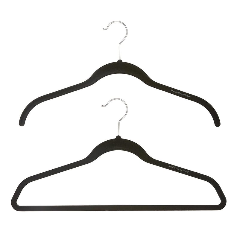 Black Premium Non-Slip Velvet Hangers Pkg/10