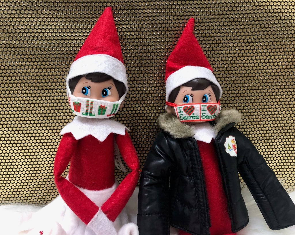 Elf on the Shelf Face Masks